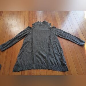 Style & Co. Gray Off-the-Shoulder Sweater